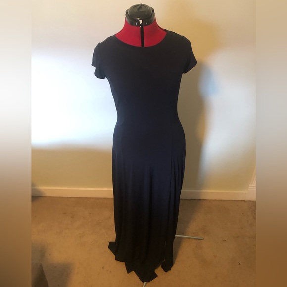 Michael Kors navy blue maxi dress size small - Picture 1 of 8